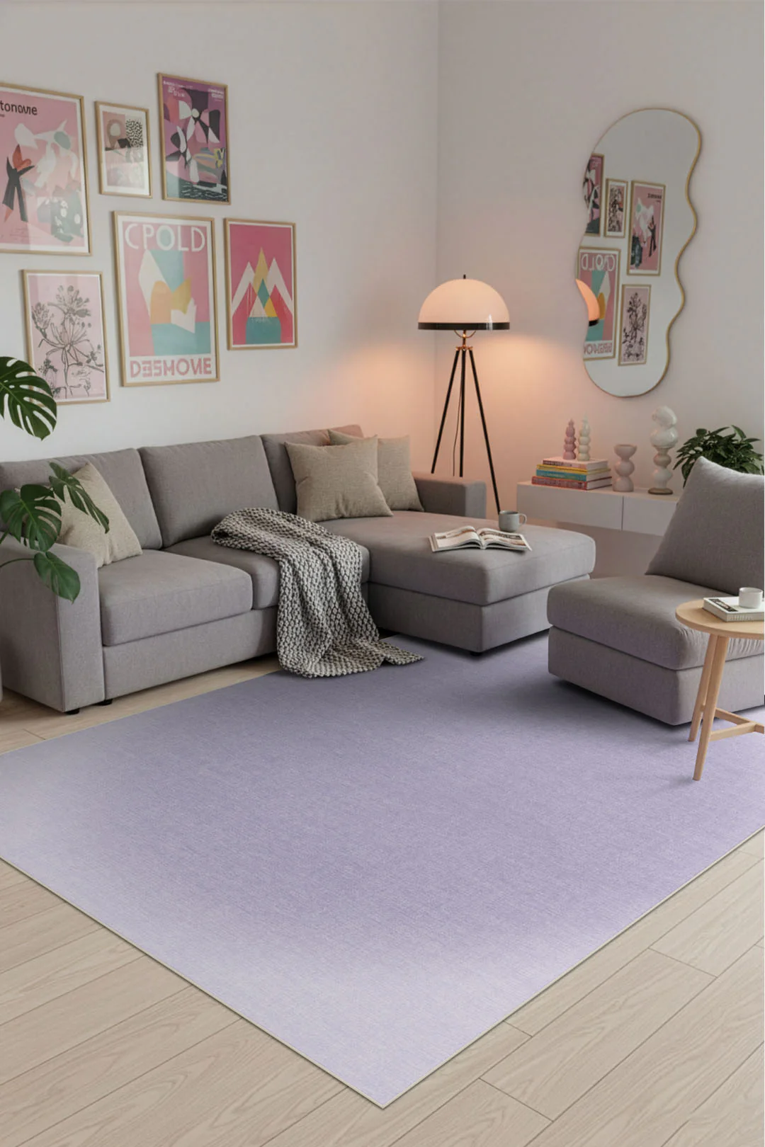 Aura Lavendel Teppich - Image 17