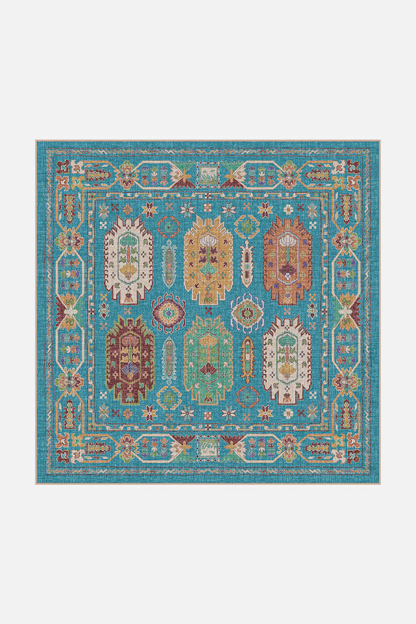 Farah Türkis Teppich - Image 11