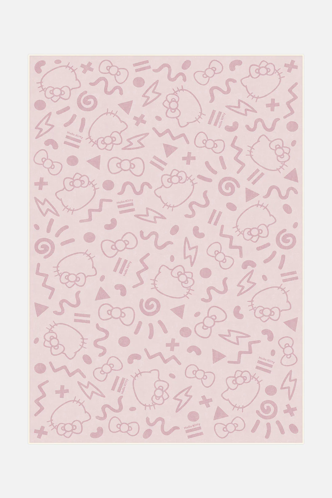 Hello Kitty Comic Rosa Teppich
