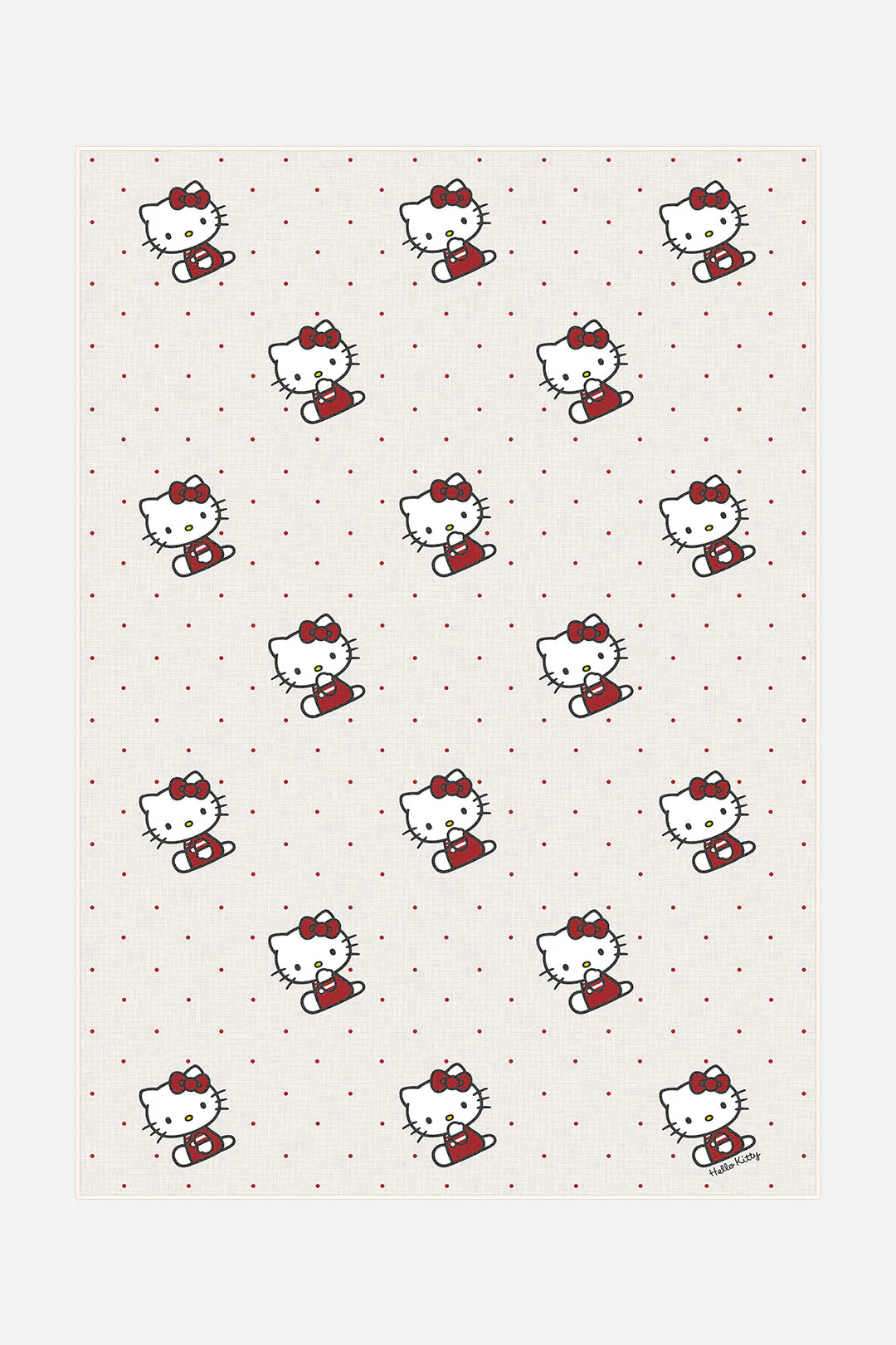 Hello Kitty Polkadot Kirsche Teppich