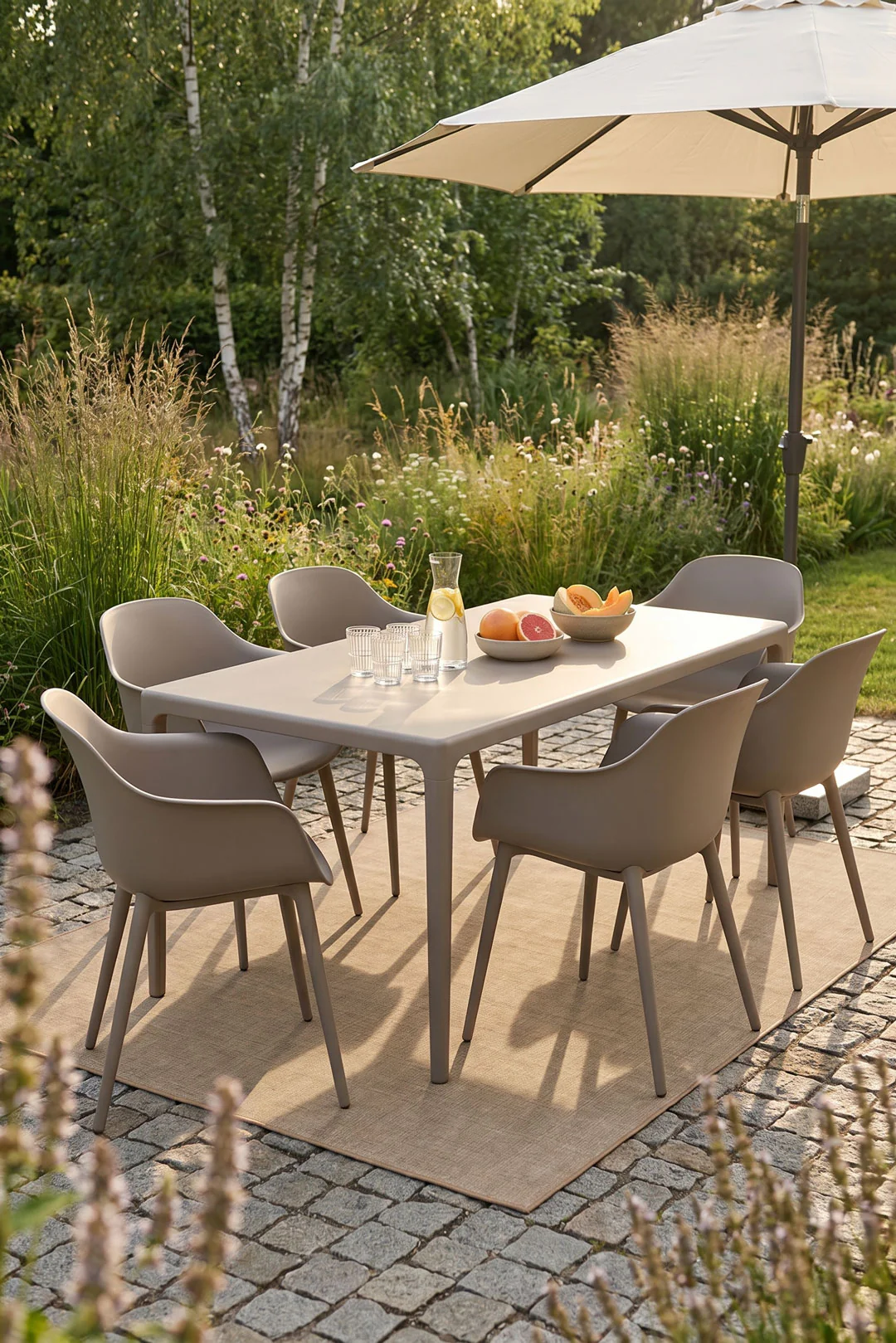 Jute-Haptik Mono Chic Teppich - Image 4