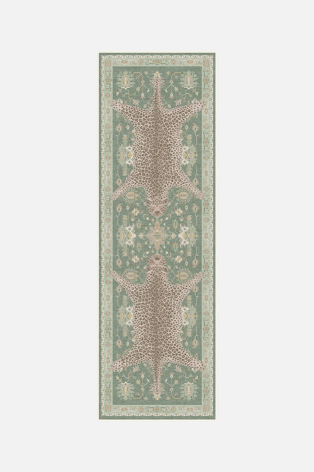 Leopard Grün Teppich - Image 5